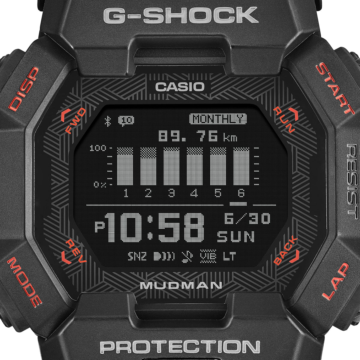 G-Shock Master of G-Land Mudman 49.6mm Black Dial Men's Watch GDGB100-1A3