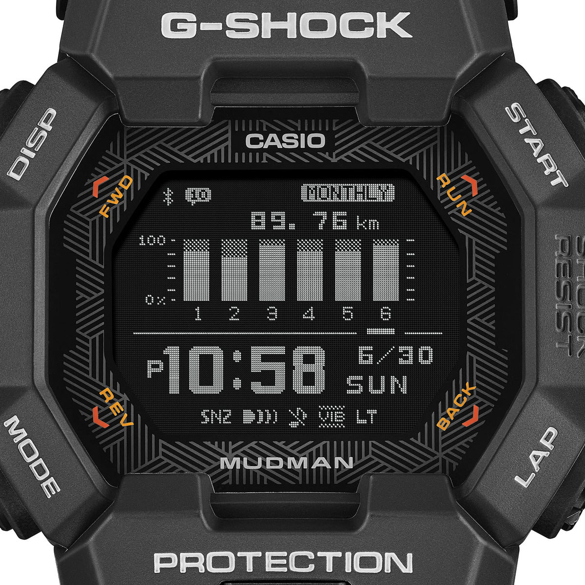 G-Shock Master of G-Land Mudman 49.6mm Black Dial Men's Watch GDGB100-1