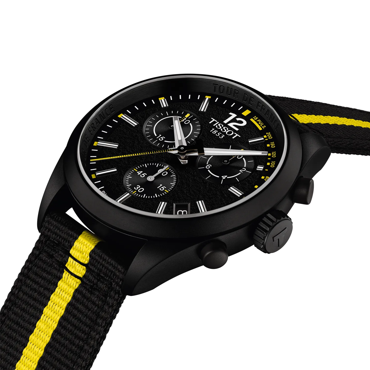 Tissot PR 100 Tour de France 2026 Chronograph 40mm Black Dial Men's Watch T1504173705700