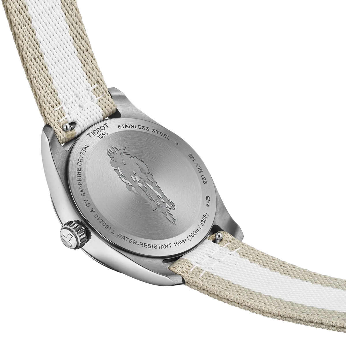 Tissot PR 100 Cycling 34mm Grey Dial Women's Watch T1502101703700