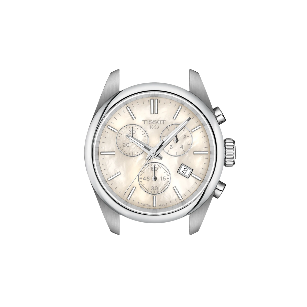 Tissot PR 100 Chronograph 36mm White Mother-of-Pearl Dial Women's Watch T1502171111100
