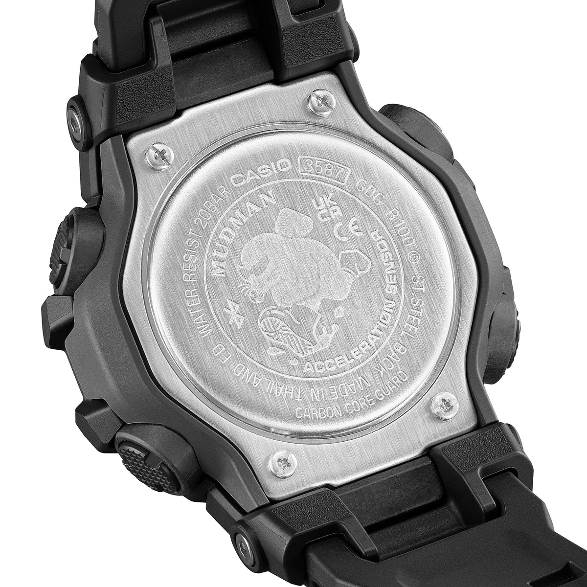 G-Shock Master of G-Land Mudman 49.6mm Black Dial Men's Watch GDGB100-1