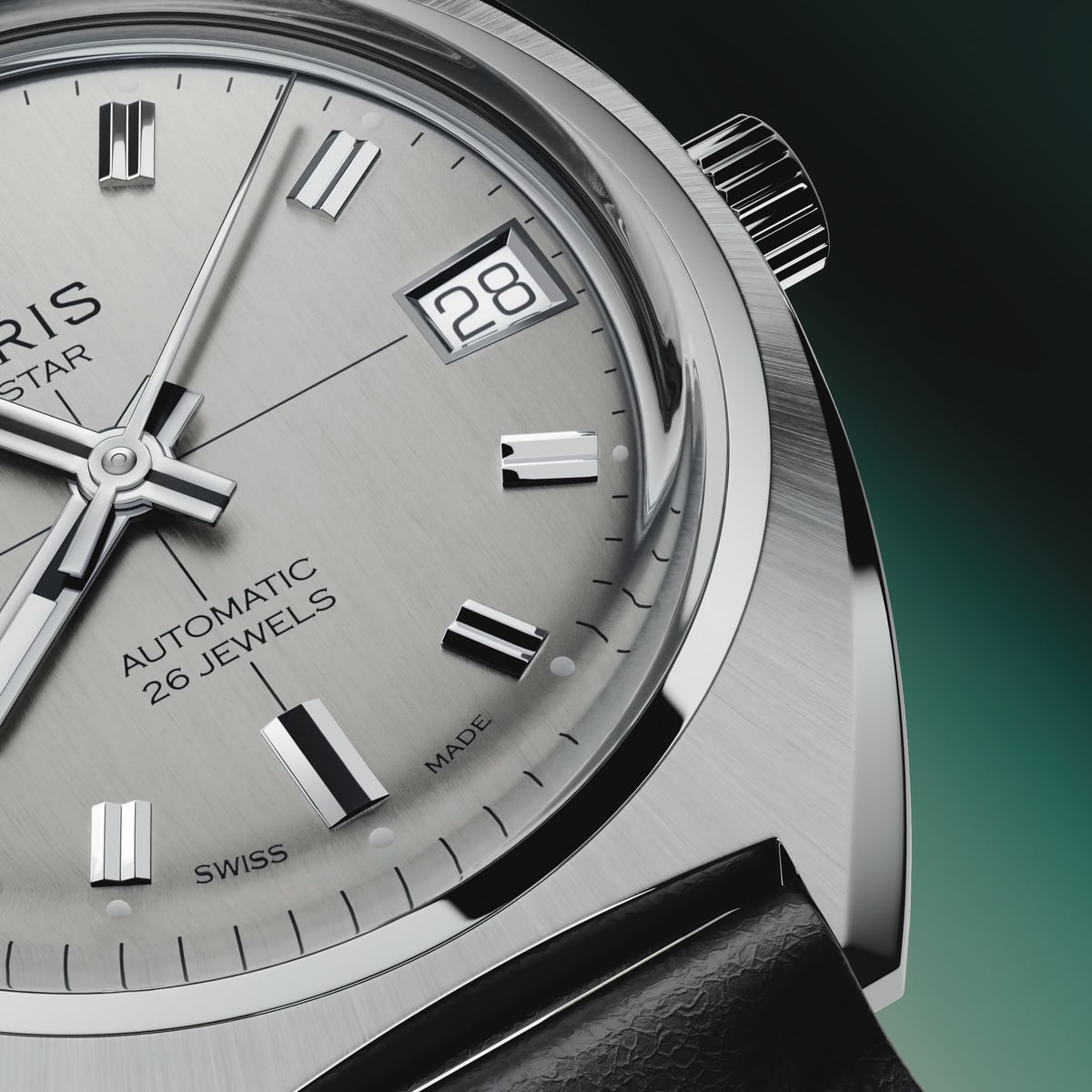 Oris Star Edition 35mm Grey Dial Men's Watch 01 733 7813 4151-Set