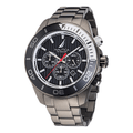 Nautica One 48mm Gunmetal Stainless Steel Chronograph Men's Watch NAPNOF305