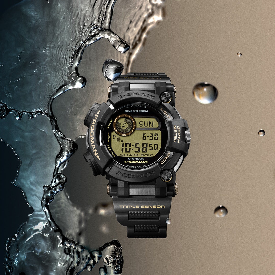 G-Shock Master of G-Sea Frogman 53.3mm Black Dial Men's Watch GWFD1000BC-1