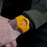 G-Shock Analog 2500 44.5mm Yellow Dial Men's Watch GAC2500-9A