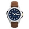 Timex Essex Avenue Day-Date 45mm Blue Dial Men's Watch TW2Y38100