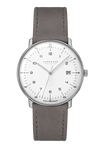 Junghans Max Bill Mega Solar 38mm Matt White Dial Women's Watch 59/2021.02