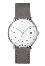 Junghans Max Bill Mega Solar 38mm Matt White Dial Women's Watch 59/2021.02