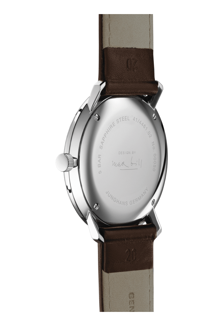 Junghans Max Bill Quarz 38mm Matt Silver Dial Women's Watch 41/4461.02