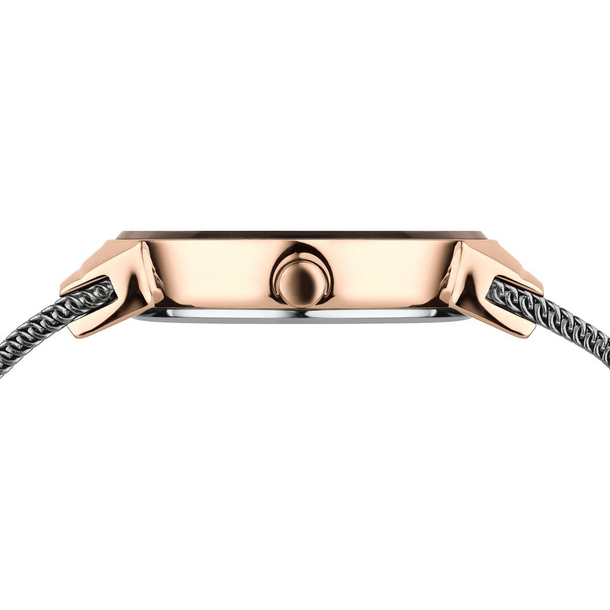 BERING Classic Polished Rose Gold 26mm Rose Gold/Silver Stardust Dial Women's Watch 10126-0663-GWP