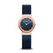 BERING Classic Polished Rose Gold 26mm Blue Mother of Pearl Women's Watch 10126-367