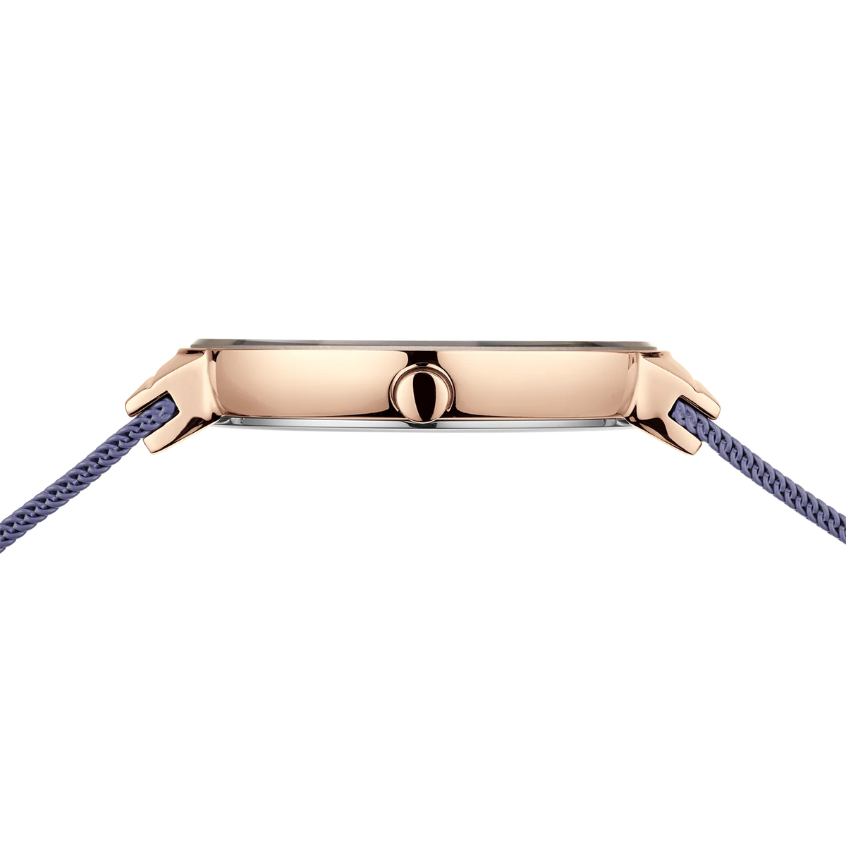 BERING Sparkling Mesh Watch Lavender Rose Gold 35mm Lavender Sunray Dial Women's Watch 10135-968