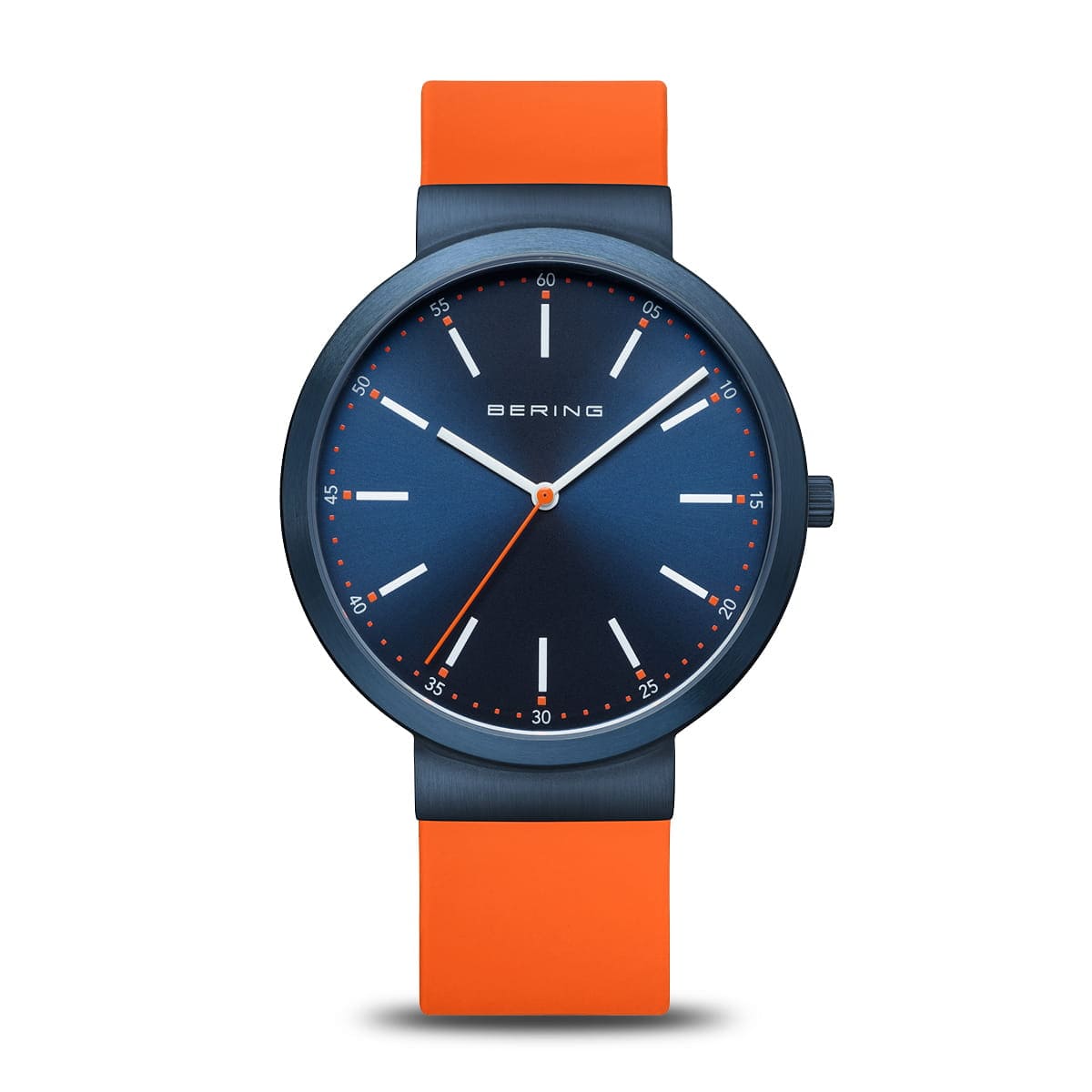 BERING Classic Polished Blue 41mm Blue Dial Women's Watch 10141-397