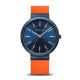 BERING Classic Polished Blue 41mm Blue Dial Women's Watch 10141-397