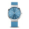 BERING Classic Polished Blue 41mm Blue Dial Women's Watch 10141-398