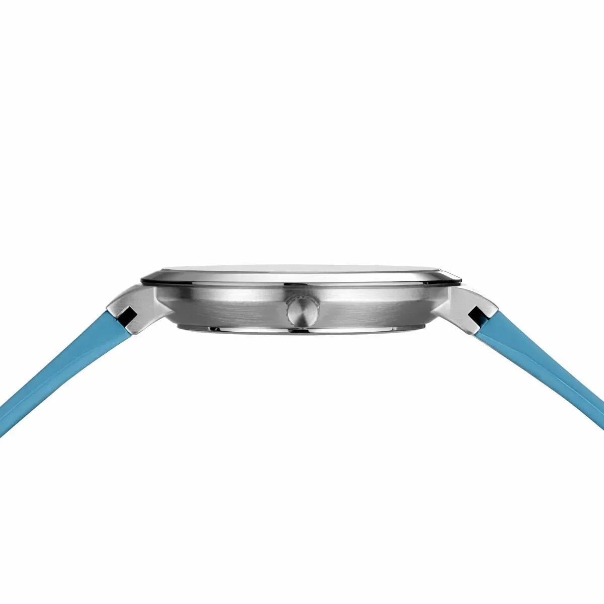 BERING Classic Polished Blue 41mm Blue Dial Women's Watch 10141-398