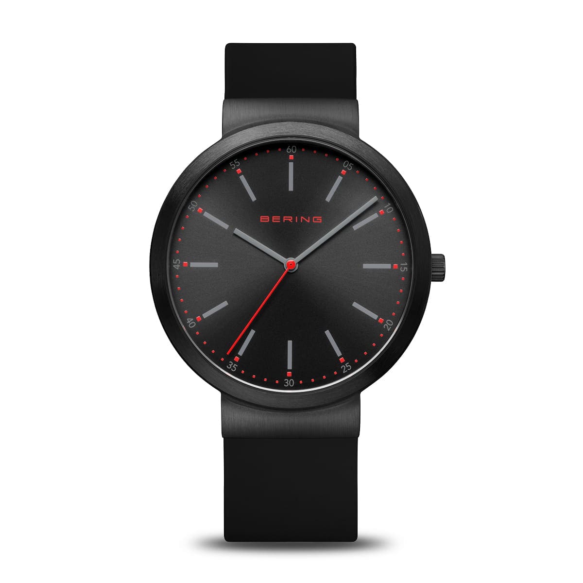BERING Classic Polished Black 41mm Black Dial Women's Watch 10141-402
