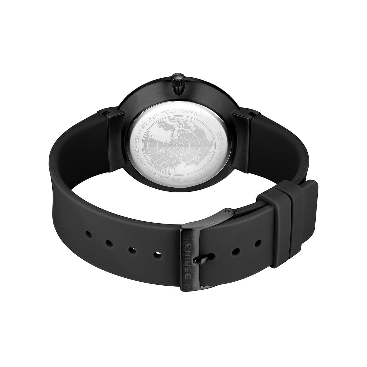 BERING Classic Polished Black 41mm Black Dial Women's Watch 10141-402