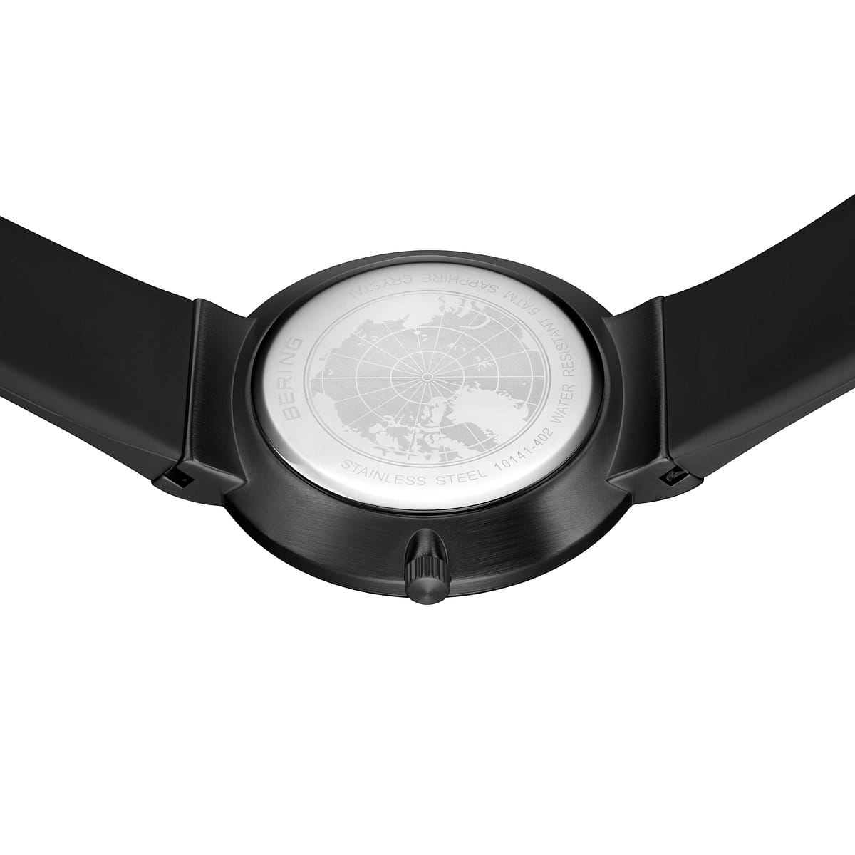 BERING Classic Polished Black 41mm Black Dial Women's Watch 10141-402