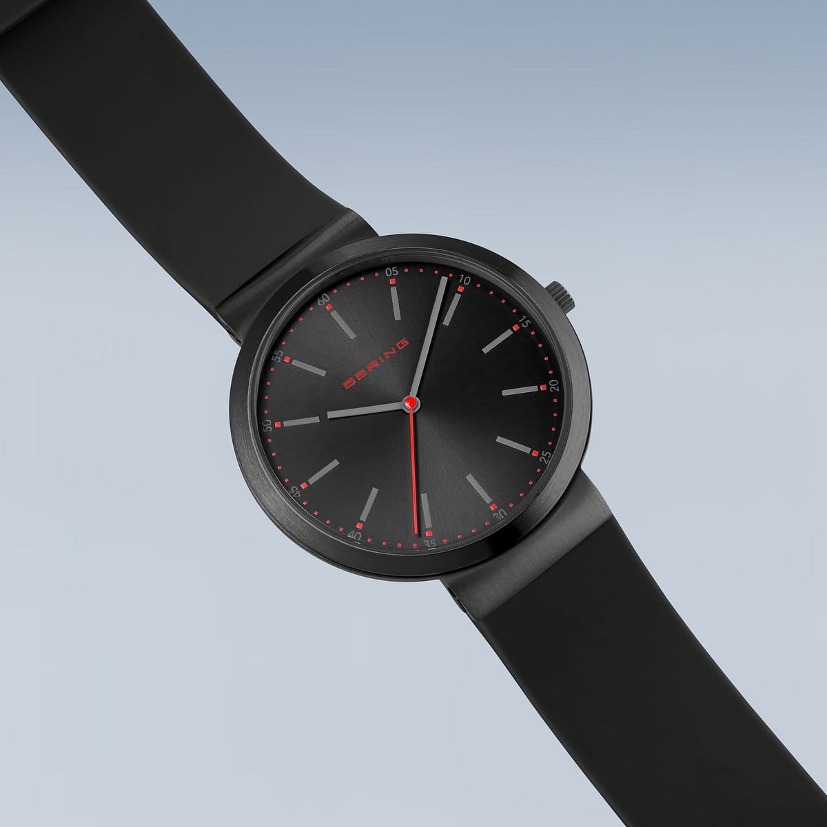 BERING Classic Polished Black 41mm Black Dial Women's Watch 10141-402