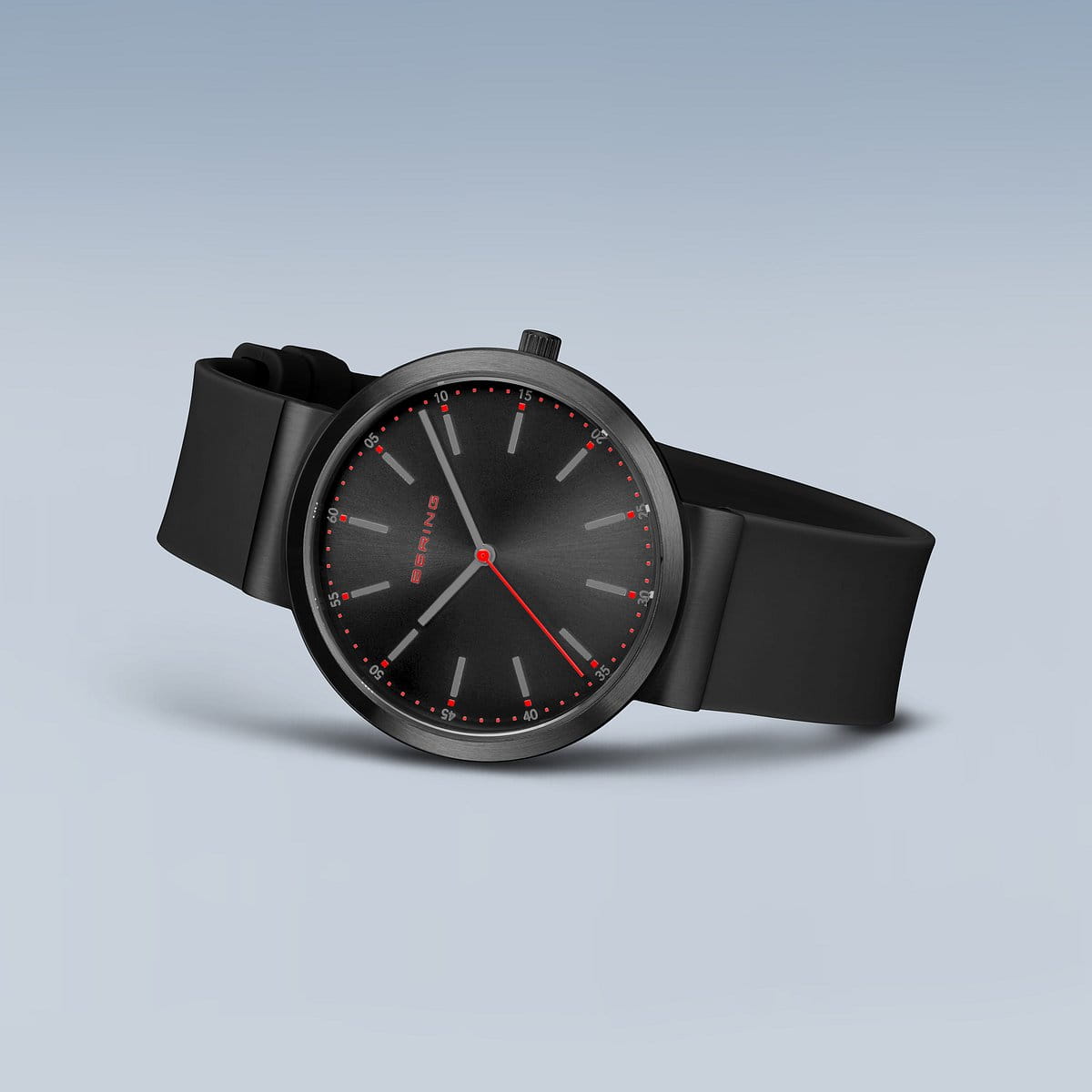 BERING Classic Polished Black 41mm Black Dial Women's Watch 10141-402