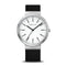 BERING Classic Polished Silver 41mm White Dial Women's Watch 10141-404