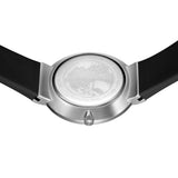 BERING Classic Polished Silver 41mm White Dial Women's Watch 10141-404