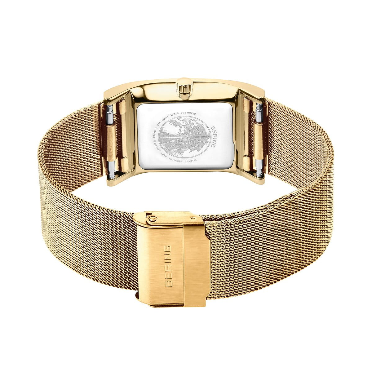 BERING Classic Polished Gold 26mm Gold Sunray Dial Women's Watch 10426-333-S