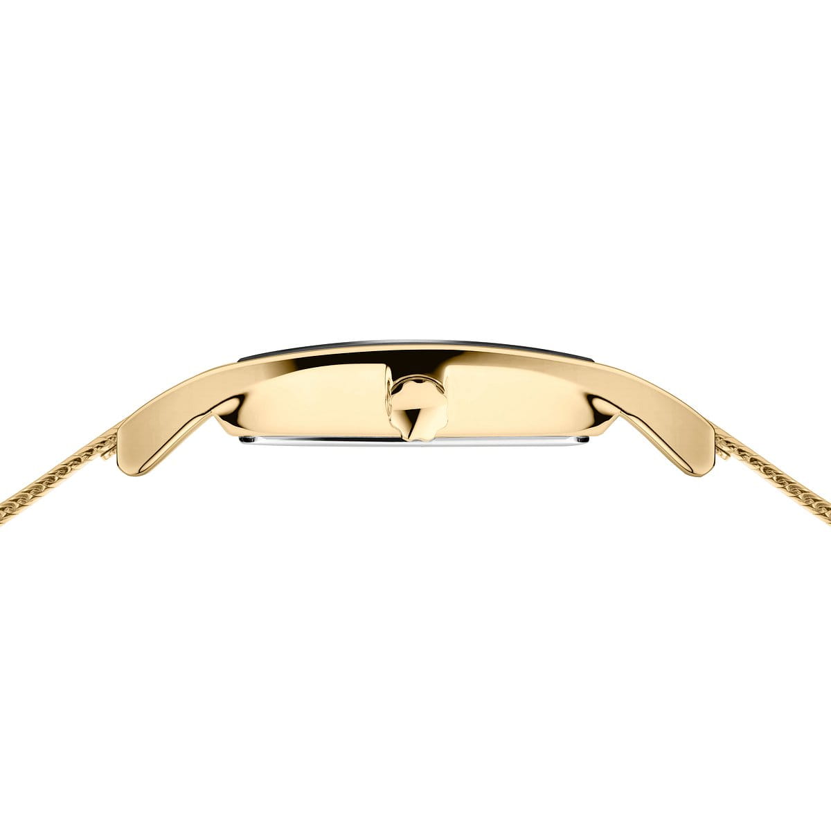 BERING Classic Polished Gold 26mm Gold Sunray Dial Women's Watch 10426-333-S