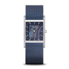 BERING Classic Polished Silver 26mm Blue Dial Women's Watch 10426-397-S