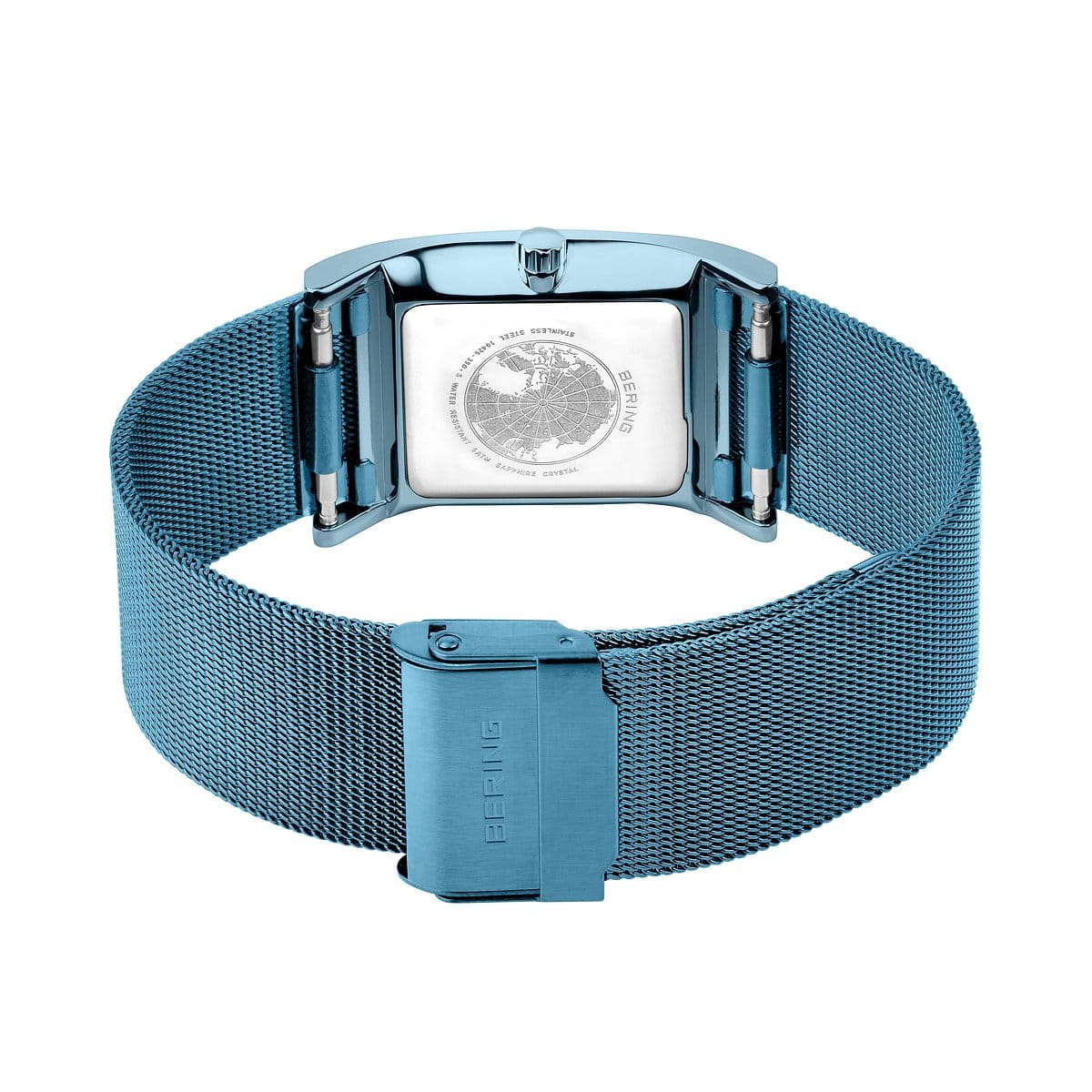 BERING Classic Polished Blue 26mm Blue Sunray Dial Women's Watch 10426-398-S