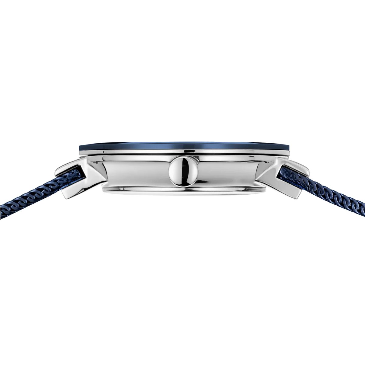 BERING Ceramic Wave Diamond Mesh Watch Blue 27mm Blue Diamond Dial Women's Watch 10725-307
