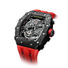 Tsar Bomba Elemental Carbon 43mm Black Skeleton Dial Men's Watch TB8208CF-39