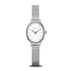 BERING Classic Polished Silver 20mm White Dial Women's Watch 11020-004
