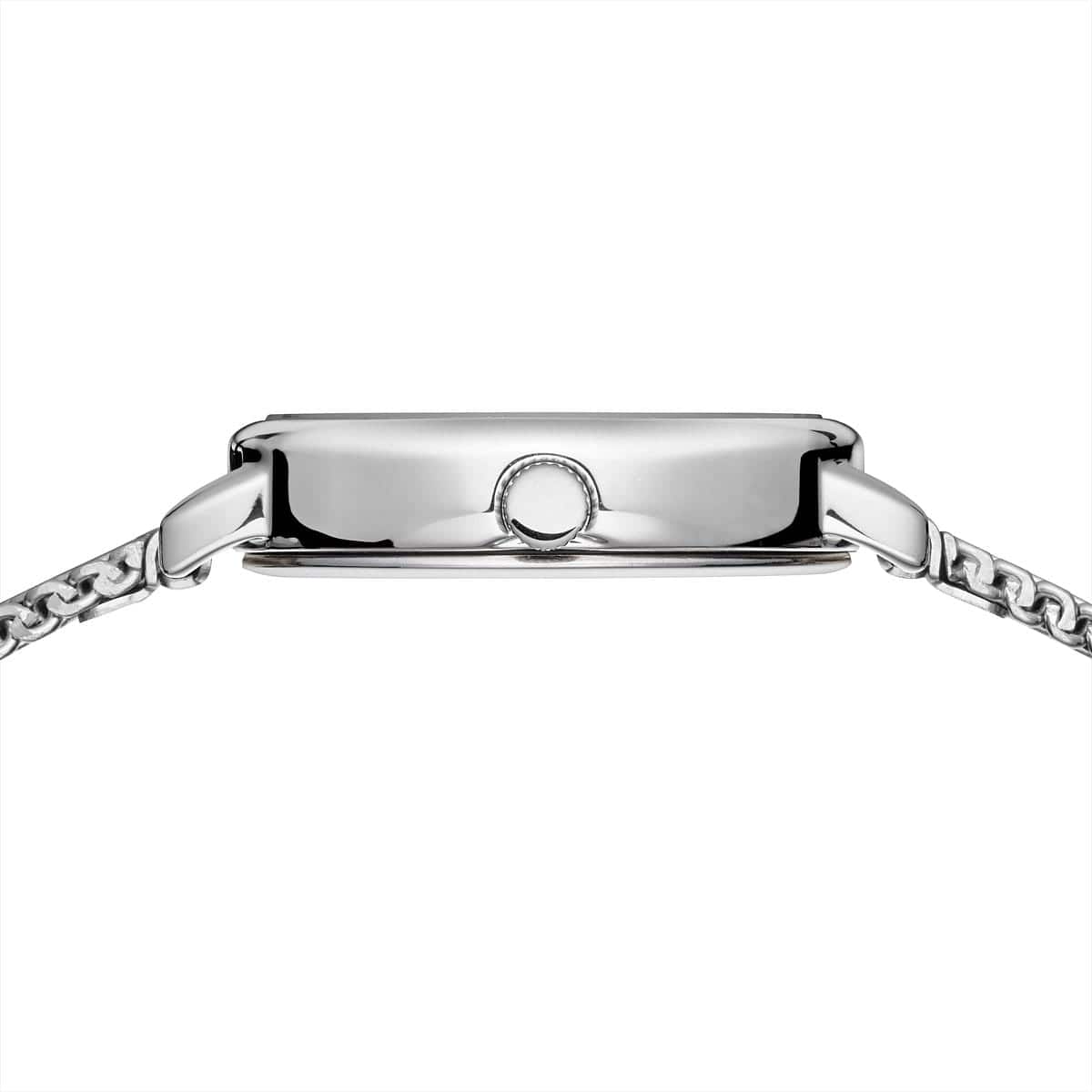 BERING Classic Polished Silver 20mm White Dial Women's Watch 11020-004