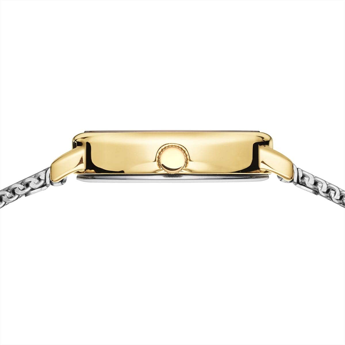 BERING Classic Polished Gold 20mm White Dial Women's Watch 11020-010