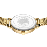 BERING Petite Oval Roman Numeral Mesh Watch Black 20mm Black Sunray Dial Women's Watch 11020-332