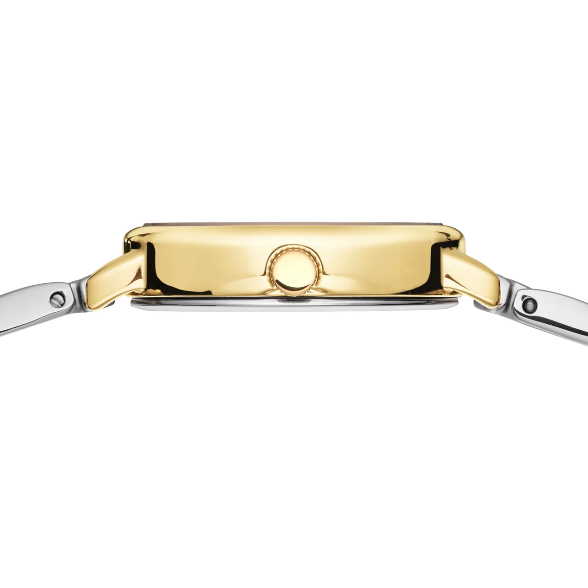 BERING Petite Oval Link Watch Gold 20mm White Dial Women's Watch 11020-714