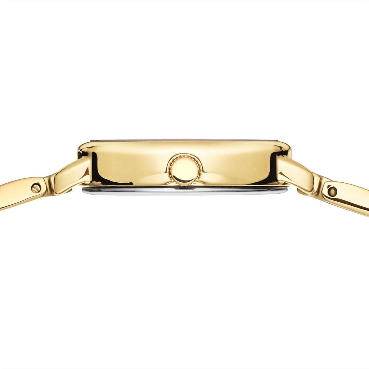 BERING Classic Polished Gold 20mm White Dial Women's Watch 11020-734