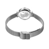 BERING Classic Polished Silver 22mm White Mother of Pearl Dial Women's Watch 11022-004