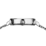BERING Classic Polished Silver 22mm White Mother of Pearl Dial Women's Watch 11022-004