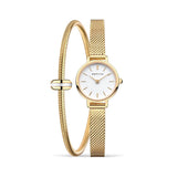 BERING Classic Polished Gold 22mm White Dial Women's Watch 11022-334-Lovely-1-GWP190