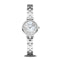 BERING Classic Polished Silver 22mm White Mother of Pearl Dial Women's Watch 11022-704