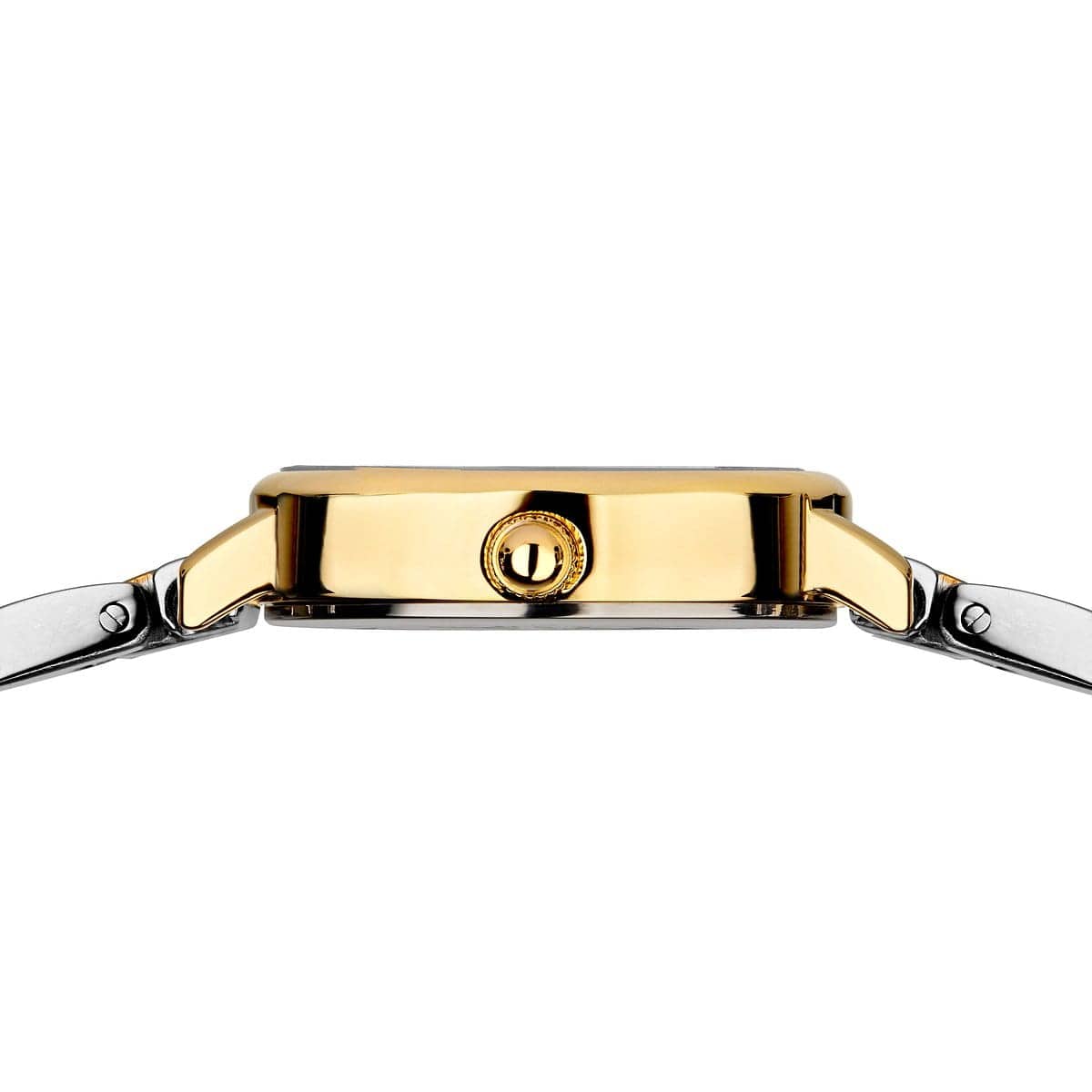 BERING Classic Polished Gold 22mm White Dial Women's Watch 11022-714