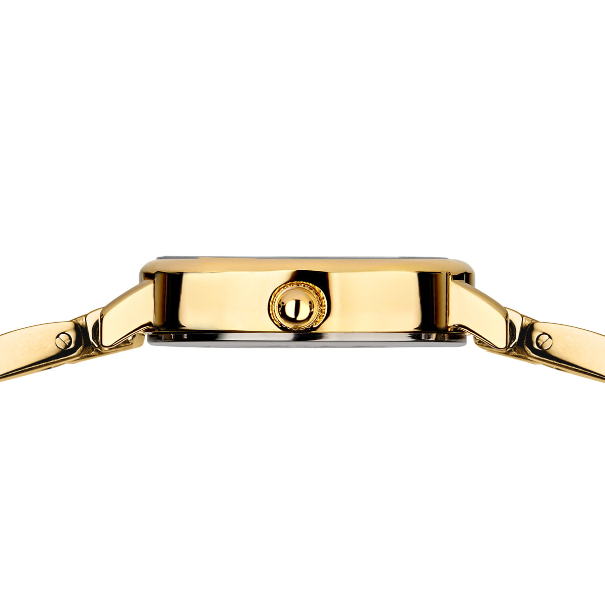 BERING Classic Polished Gold 22mm White Dial Women's Watch 11022-734