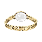 BERING Demi Roman Numeral Sparkling Link Watch Gold 28mm White Dial Women's Watch 11028-734