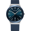 BERING Ceramic Date Mesh Watch Blue 46 mm Blue Dial Men's Watch 11440-307