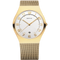 BERING Classic Mesh Watch White 37mm White Dial Women's Watch 11937-334