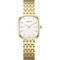 BERING Rectangular Link 26 mm Watch Gold 26mm White Dial Women's Watch 12526-734